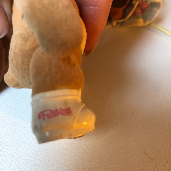 Vintage Furskin Bears Lot of 3 Flocked Bears 1980s, 4” - Picture 7 of 13